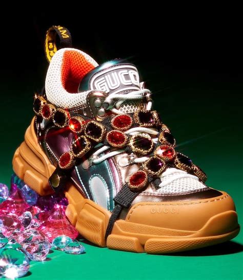 jeweled gucci sneakers|Gucci sneakers diamond.